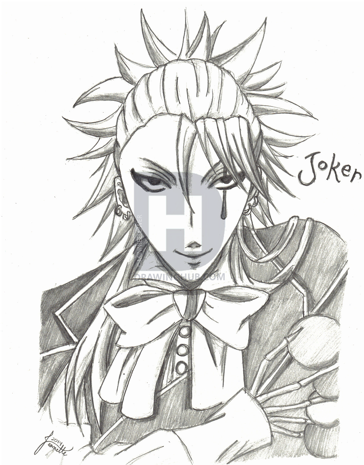 1184x1512 Joker - Black Butler Drawing