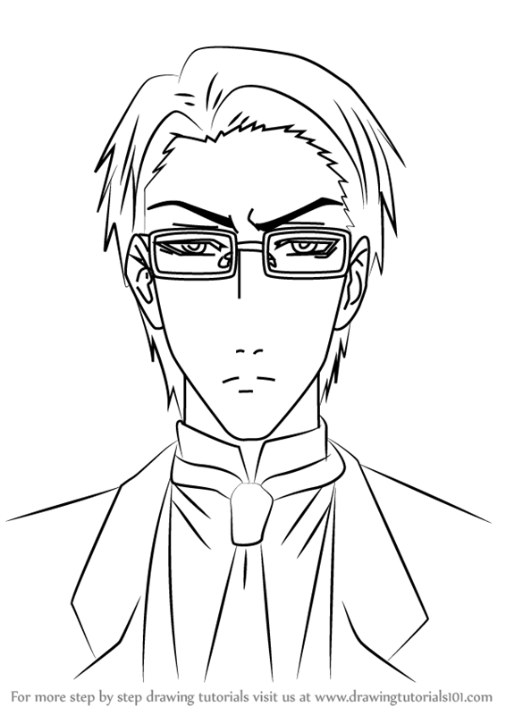 566x800 learn how to draw william t spears from black butler - Black Butler Drawing