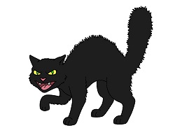 250x193 How To Draw A Black Cat - Black Cat Drawing