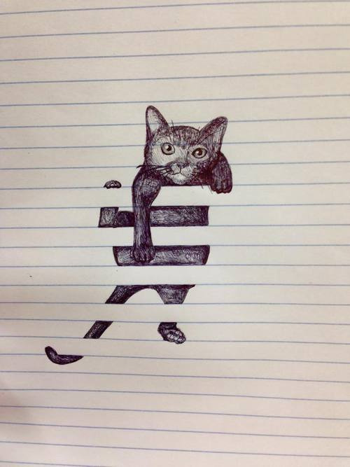 500x667 cat pretty drawing cute a black animal wow amazing of black cat - Black Cat Drawing Images