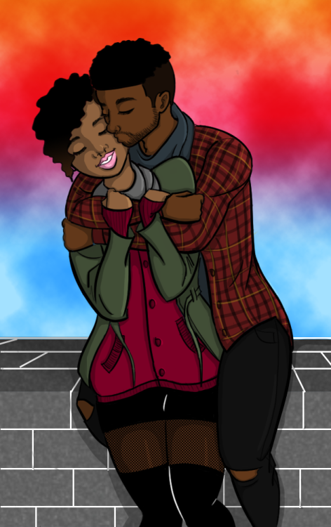 472x750 black couples ! loveblackeverything black couplelack art - Black Couple Drawings