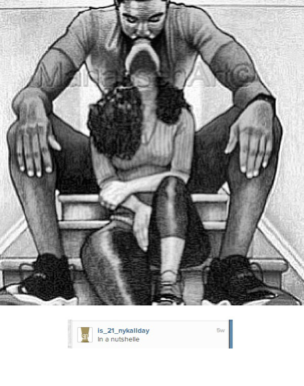 600x761 Afro Drawing Couple For Free Download - Black Couple Drawings