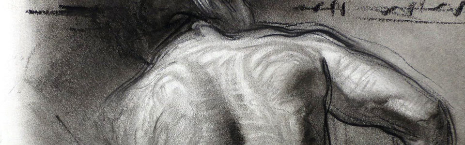 960x300 drawing a male figure with charcoal and crayon new masters - Black Crayon Drawing