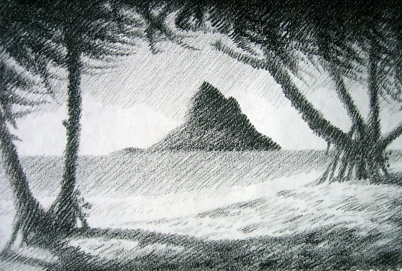 800x540 Drawings - Black Crayon Drawing