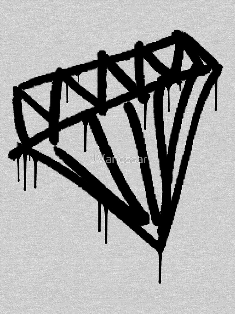 750x1000 black diamond drip t shirt - Black Diamond Drawing