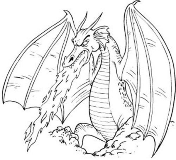 600x546 Dragon Drawings Black And White Clip Art - Black Dragon Drawing