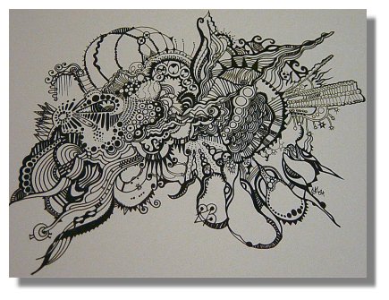 435x335 Black And White Drawings - Black Drawings