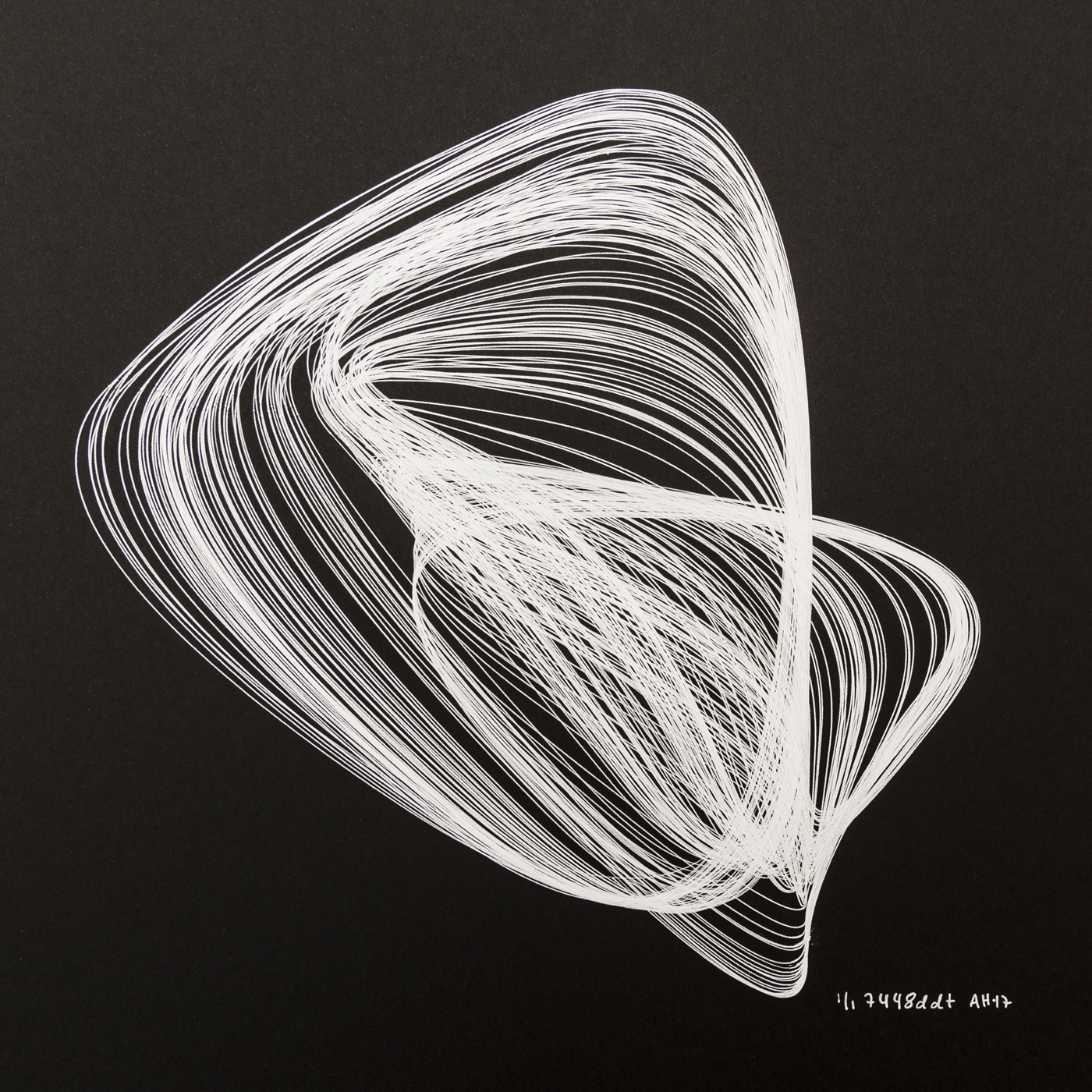 1400x1400 Mechanical Plotter Drawings - Black Drawings