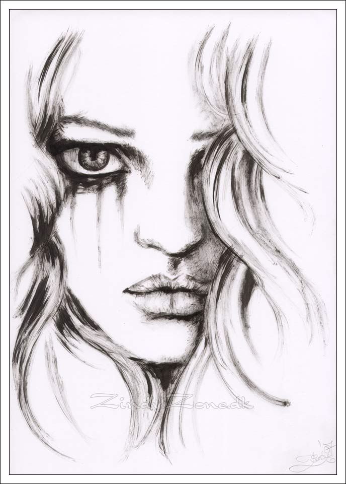 688x961 zindy zone dk - Black Drawings