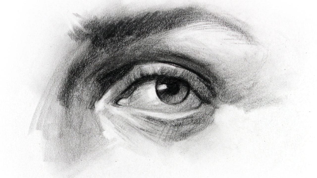 1280x720 how to draw eyes structure proko - Black Eye Drawing