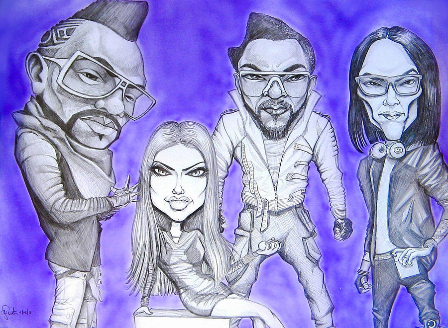 900x660 black eyed peas painting - Black Eyed Peas Drawing