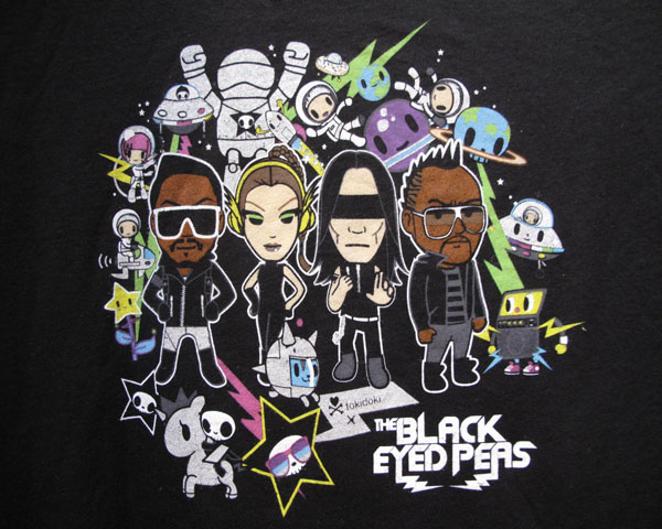 600x480 tokidoki x black eyed peas concert tees! - Black Eyed Peas Drawing