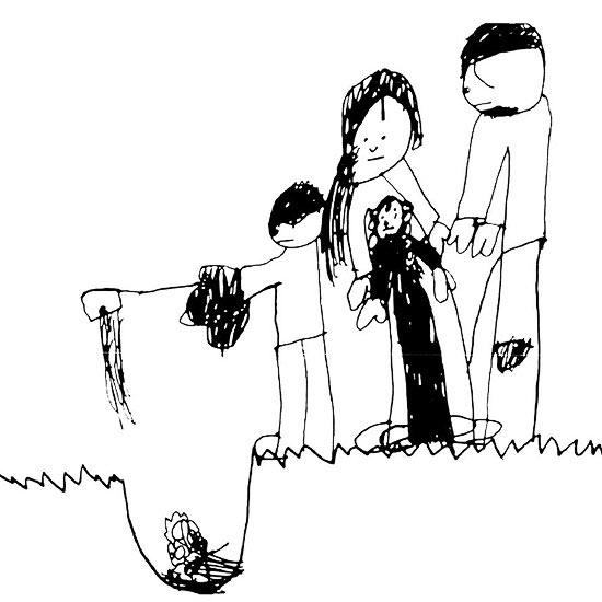 550x550 What You Can Learn From Your Kid's Artwork - Black Family Drawing