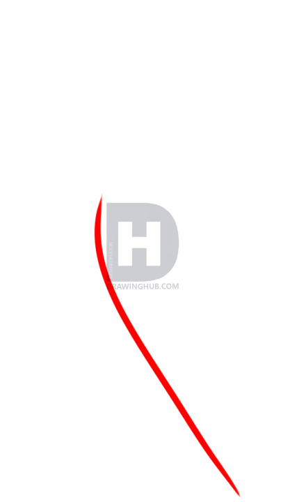 417x720 How To Draw A Black Feather, Black Feather Tattoo, Step - Black Feather Drawing