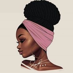 236x236 images about black girl art ! cartoon, black - Black Female Drawing