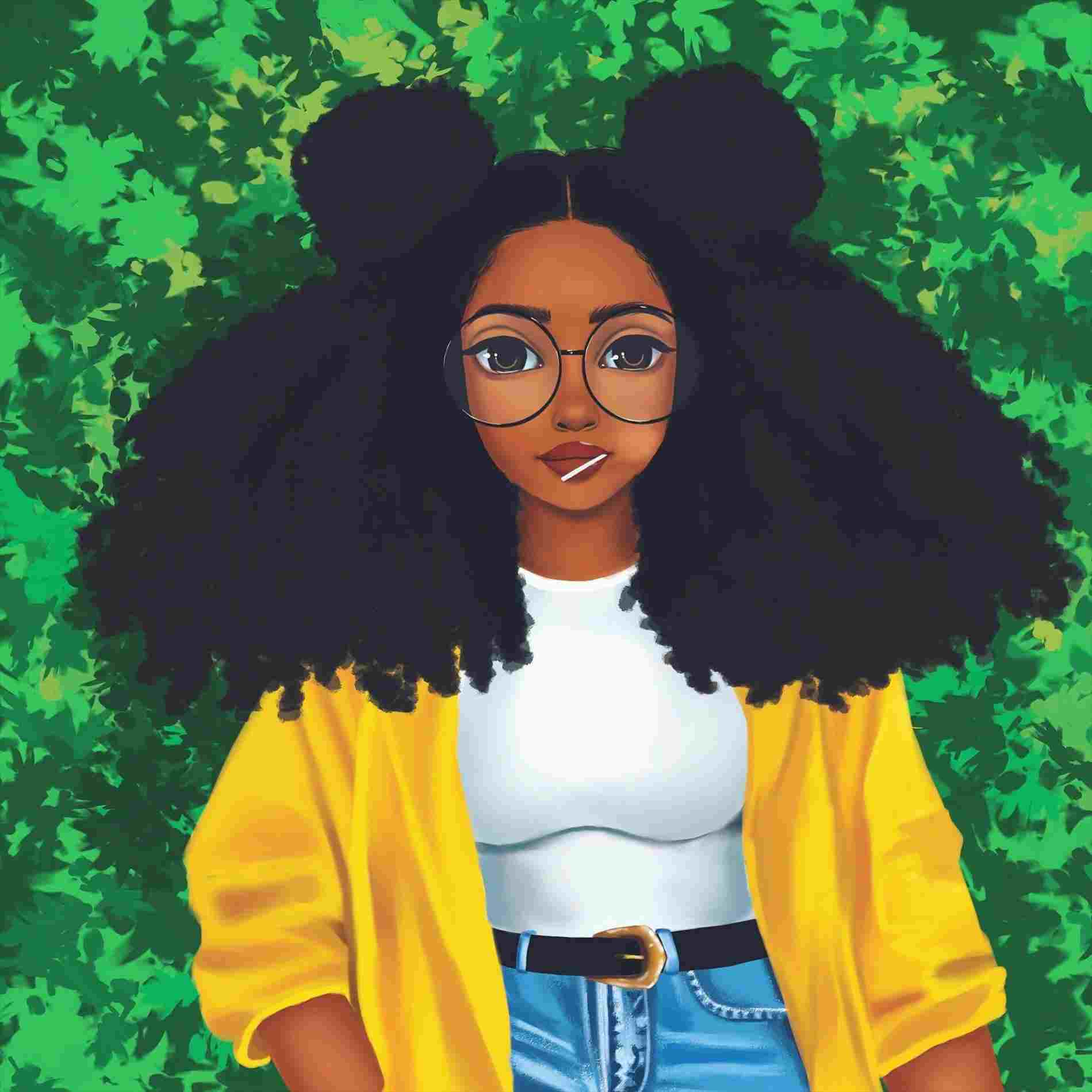 Cute Girl Drawing Cartoon Black At Holly Suarez Blog