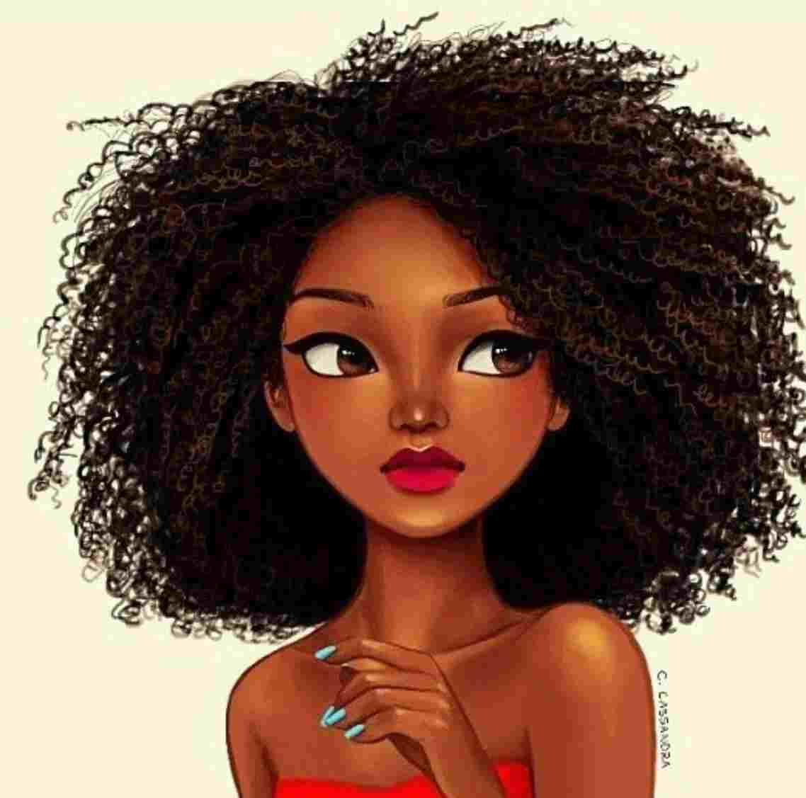 Drawing Black Girl Cartoon At Terry Knapp Blog
