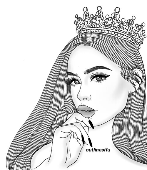 500x577 Pin Ot Polzovatelia Valex Vam Na Doske Illiustratcii V G - Black Girl Drawing Tumblr