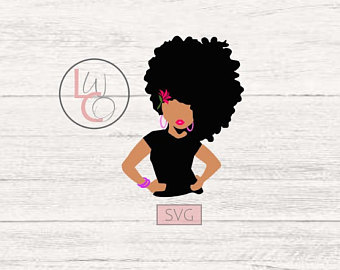 340x270 Afro Art Etsy - Black Girl With Afro Drawing