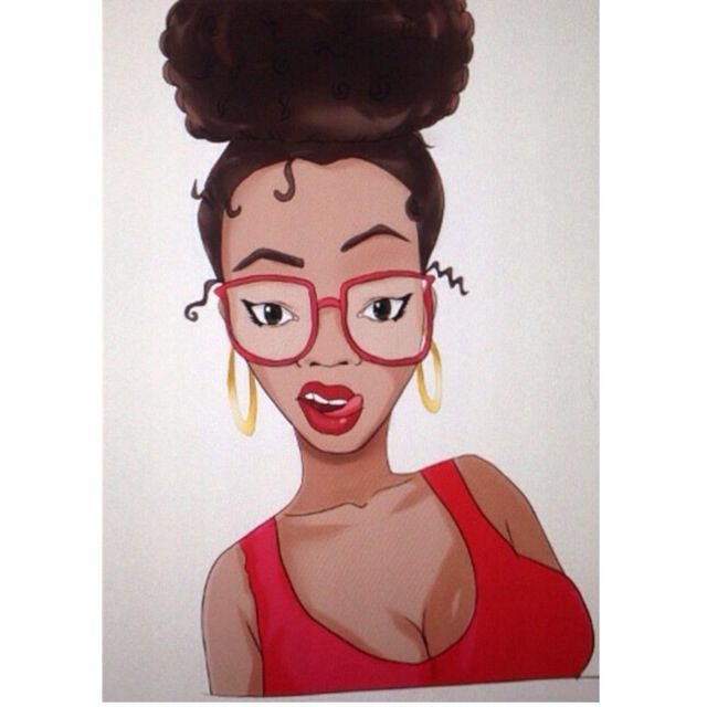 20+ Koleski Terbaru Black Girl Cartoon Character With Glasses