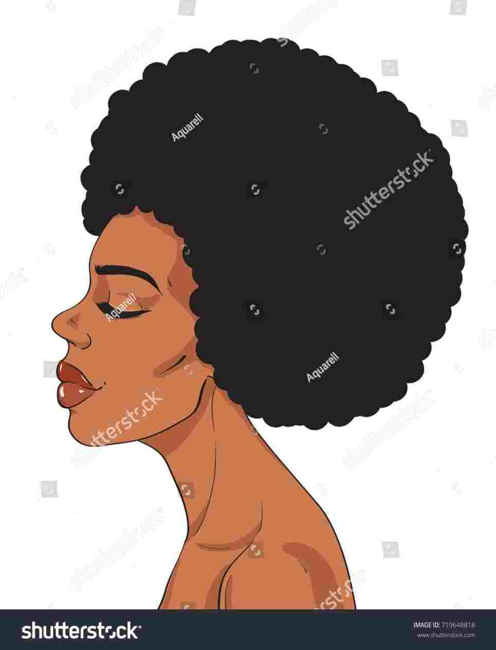 965x1264 Piece - Black Girl With Natural Hair Drawing