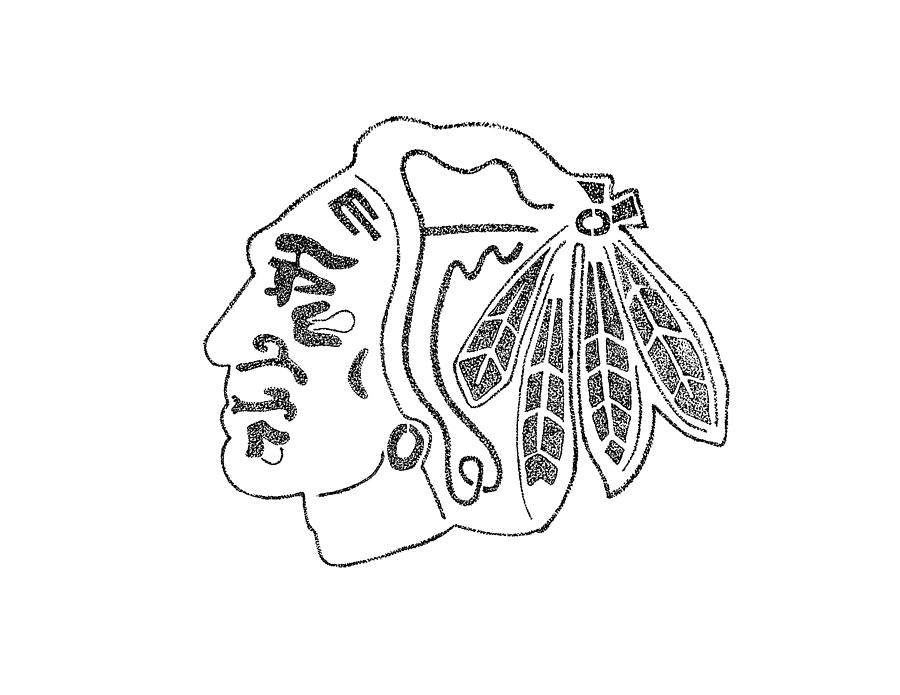 900x695 Blackhawk Logo Drawing - Black Hawk Drawing