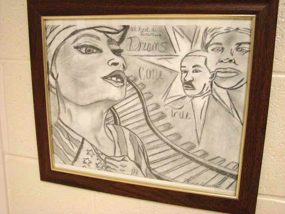 580x435 fort lee soldiers learn about civil rights via black history month - Black History Drawings