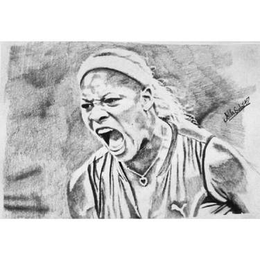 375x375 serena williams drawing - Black History Drawings