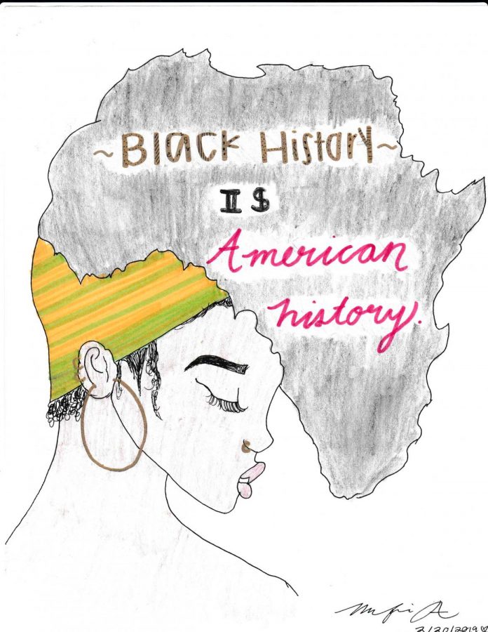 696x900 black history month artwork the morse code - Black History Month Drawings