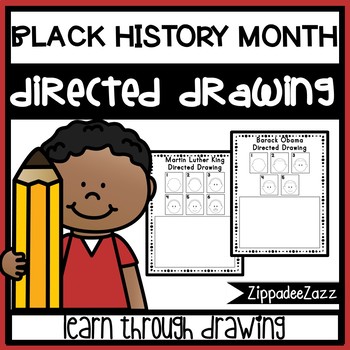 350x350 black history month directed drawing activity for including art in any - Black History Month Drawings