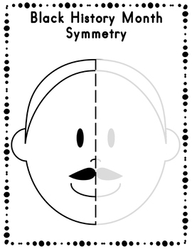 270x350 black history month symmetry drawing activity for art and math - Black History Month Drawings