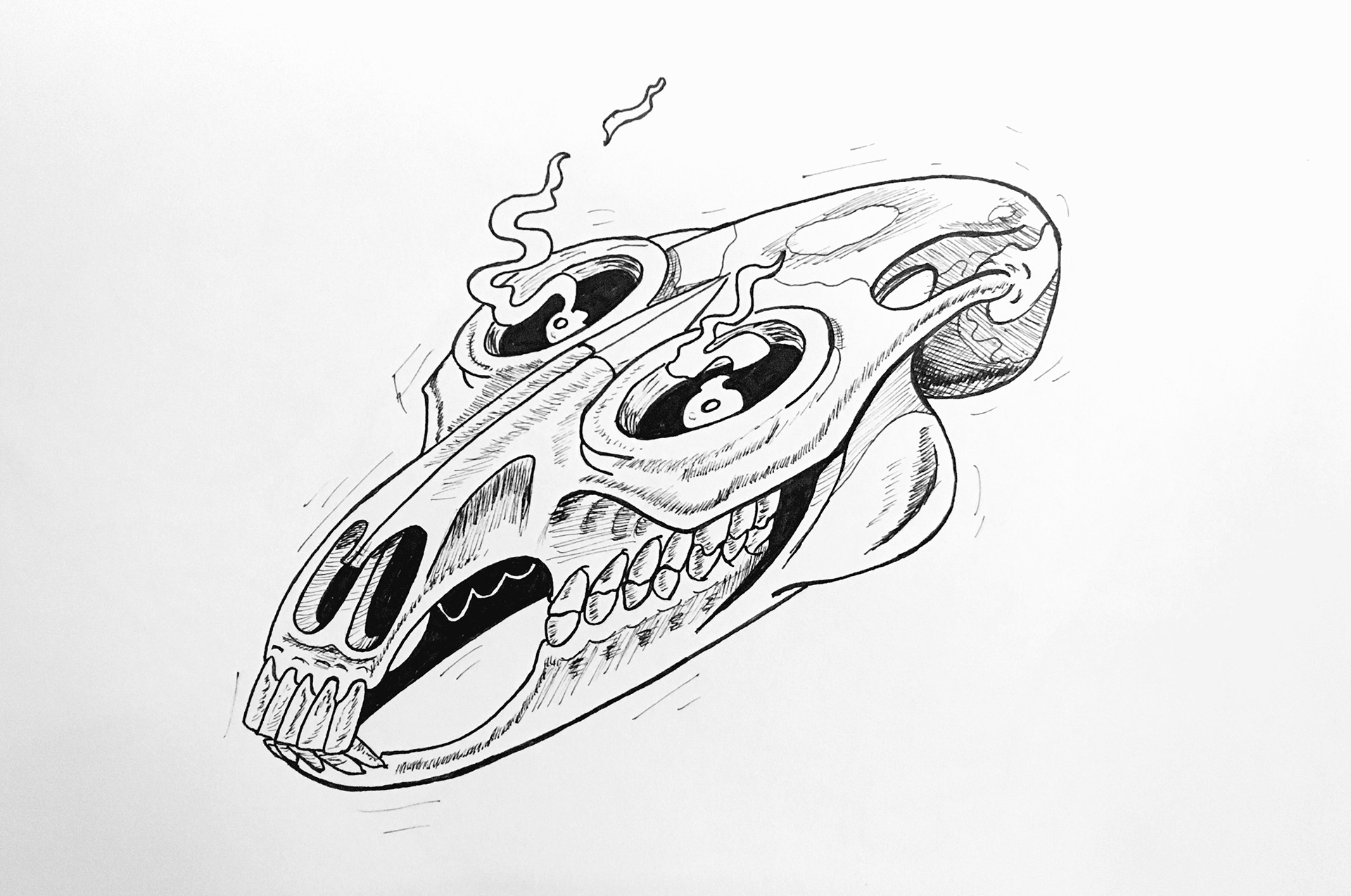 1920x1274 T Dorje Art - Black Ink Drawings