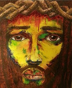245x300 Black Jesus Painting - Black Jesus Drawing