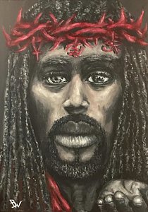 Black Jesus Drawing at PaintingValley.com | Explore collection of Black ...