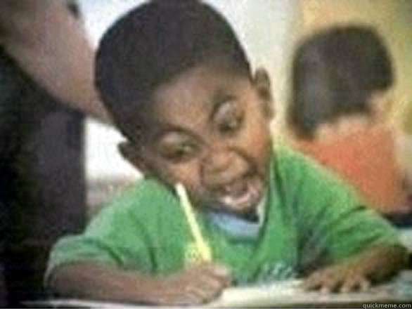 586x440 Draw So Hard - Black Kid Drawing