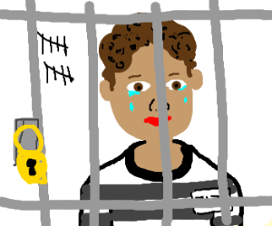 300x250 poor black kid cries in jail drawing - Black Kid Drawing