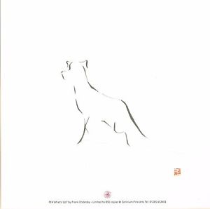 300x298 whats up labrador like dog pencil line drawing print - Black Lab Line Drawing