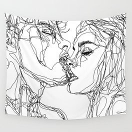 264x264 Drawing Wall Tapestries - Black Line Drawings