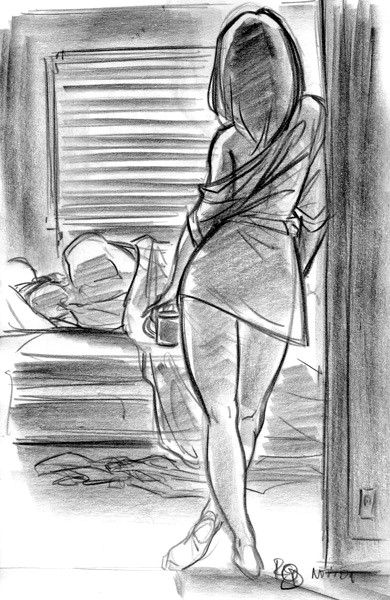 390x600 Amazing Black And White Drawings Amazing, Love, Women, Bed, Draw - Black Love Drawings