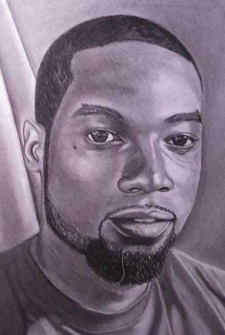 440x654 Kentrell Strong Black Men - Black Man Drawing