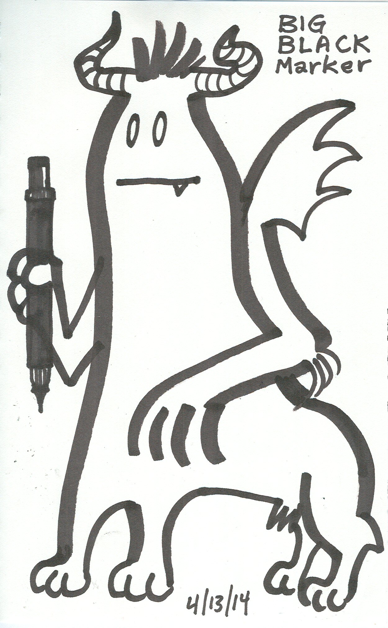 1250x2021 best of the drawing of the day, week big black marker - Black Marker Drawings