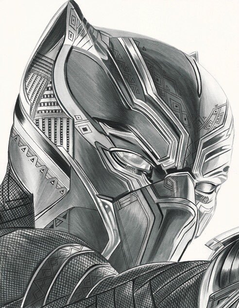 492x635 scott straka on twitter my new black panther drawing - Black Panther Drawing