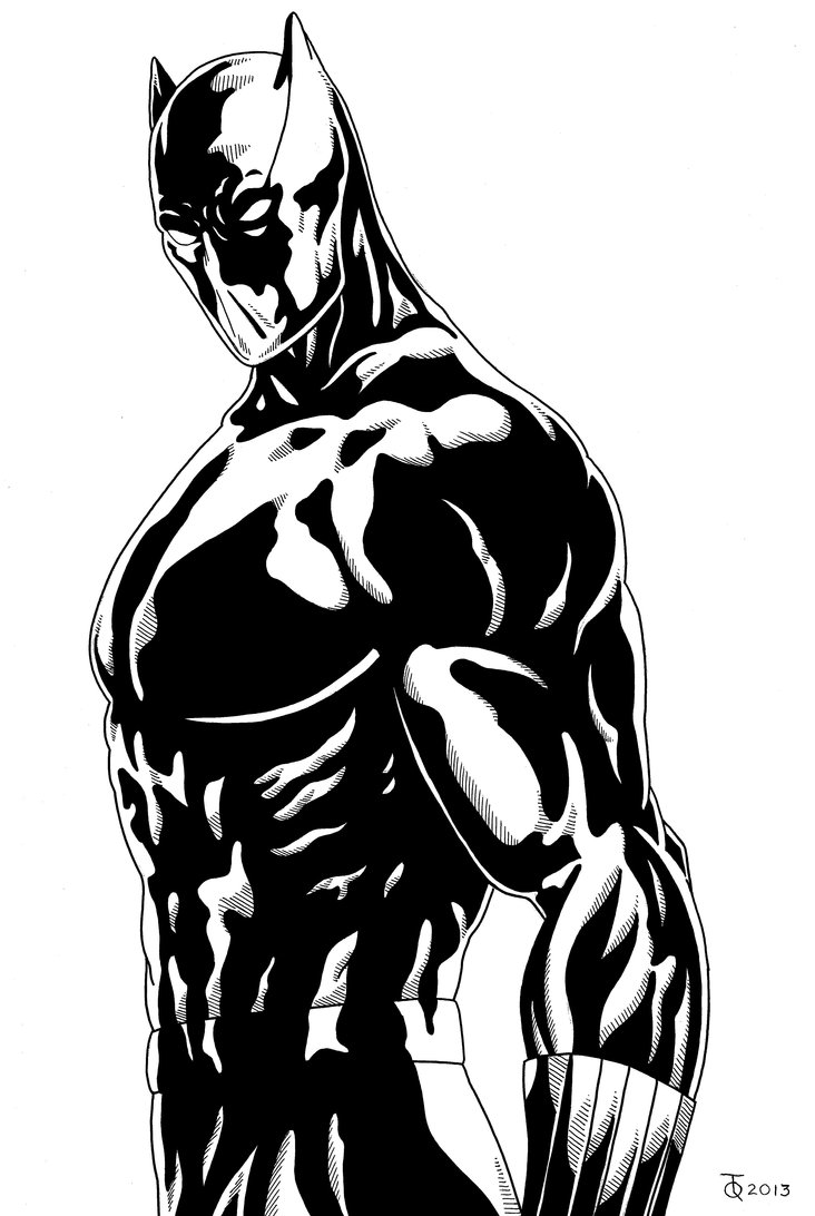 732x1092 group of marvel black panther drawing - Black Panther Drawing Marvel