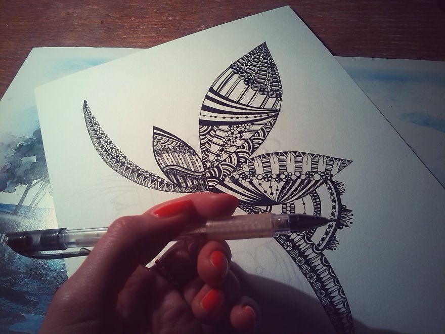 880x660 i'm a pharmacist and my drug is black white gel pen drawings - Black Pen Drawings