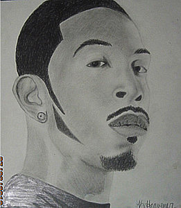 261x300 Kayla Drawings Fine Art America - Black People Drawings