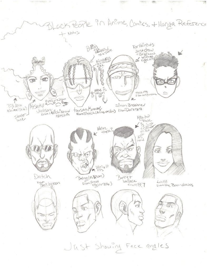 786x1017 Photos Manga People Drawings - Black People Drawings