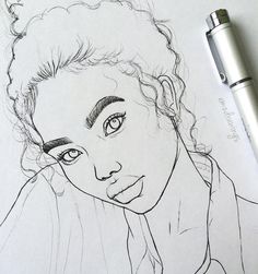 236x251  - Black People Drawings