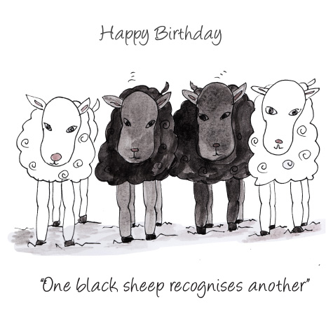 Black Sheep Drawing at PaintingValley.com | Explore collection of Black ...