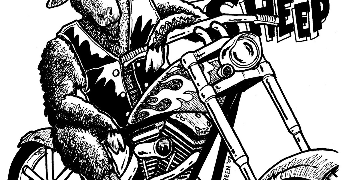 1200x630 Organized Doodles Black Sheep - Black Sheep Drawing