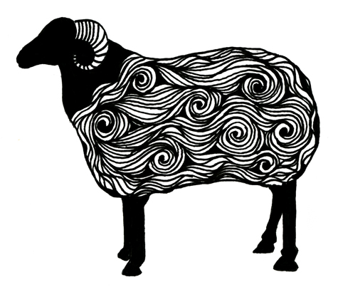 475x403 Sloe Gin Fizz Black Sheep In The Family - Black Sheep Drawing